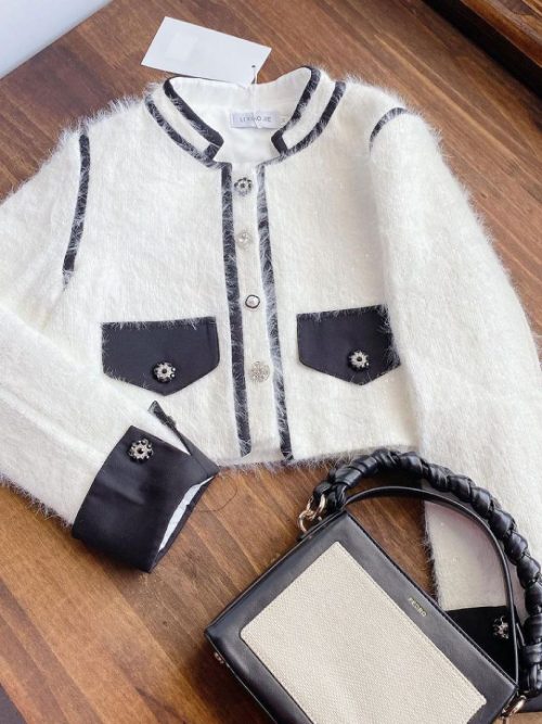 کت زنانه خز پرز کوتاه مدل A314