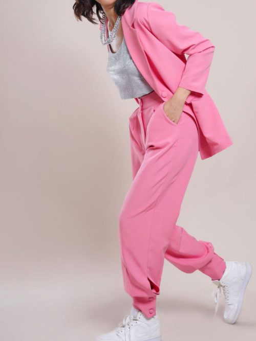 کت و شلوار کرپ ساده C110